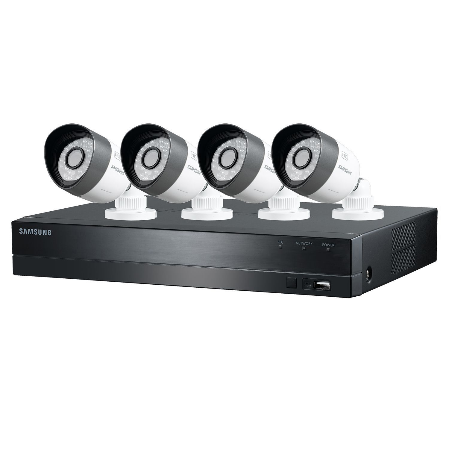 Samsung 1TB DVR Video Security System 720p 4 Channel & 4 NightVision